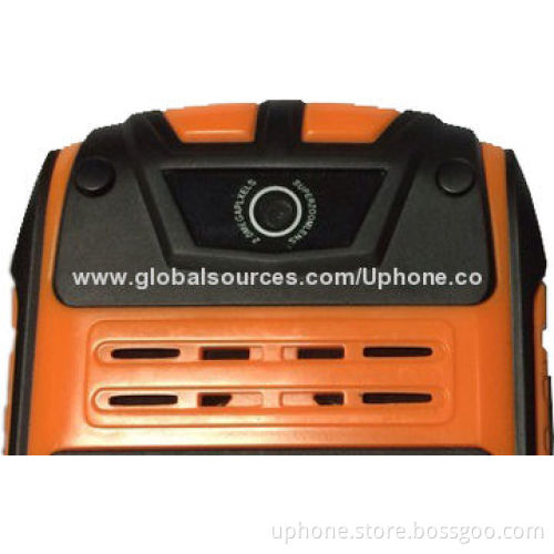 Quad-band Mobile Phones, 2-inch LCD, Dual-SIM Cards, Shock-proof, Dust-proof